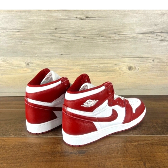 Air Jordan 1 Retro OG Shoes Artisanal Team Red White Men Size 8.5 DZ5485-160 - Picture 6 of 15